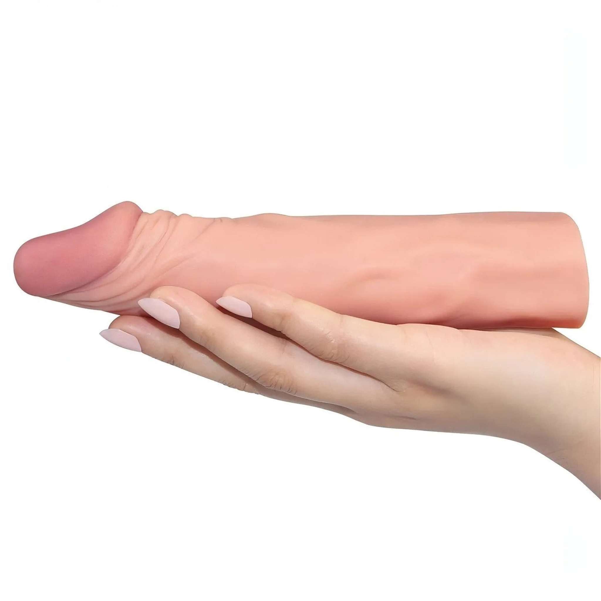 Guaina Realistica Morbida 18.5 cm lunga estensione di 5 cm