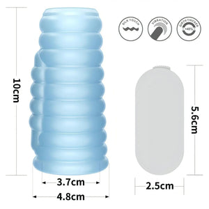 Guaina Vibrante Corta Con Ad Anelli Concentrici