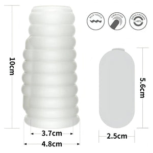 Guaina Vibrante Corta Con Ad Anelli Concentrici