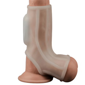 Guaina Vibrante Pene e Testicoli con Nervature