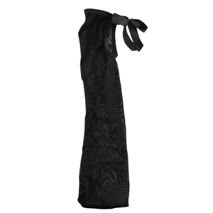 Guanti infradita neri a microrete