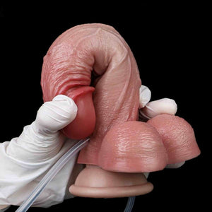 Hand-pump inflatable Dildo, squirting dildos for women