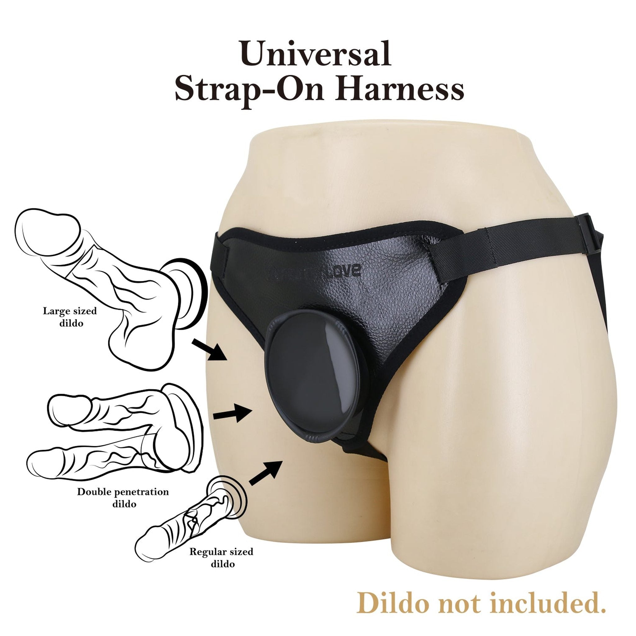 Imbracatura Strapon Harness Con Base Per Falli Con Ventosa