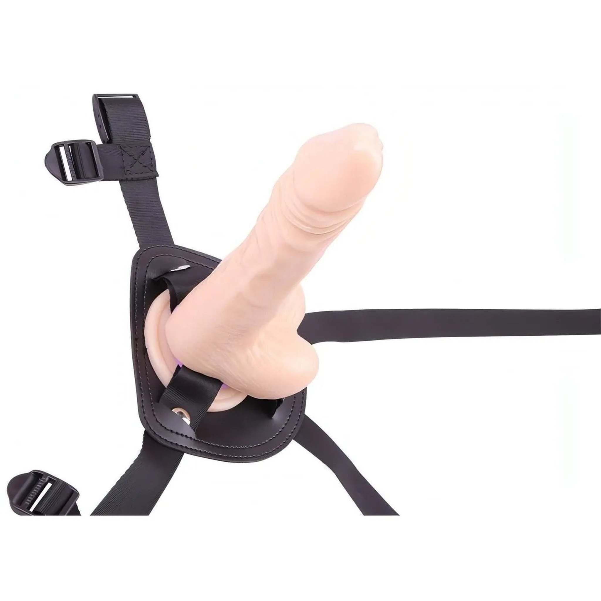 James Deen Strap-on Realistico con testicoli - 8,5″ Rosa Carne