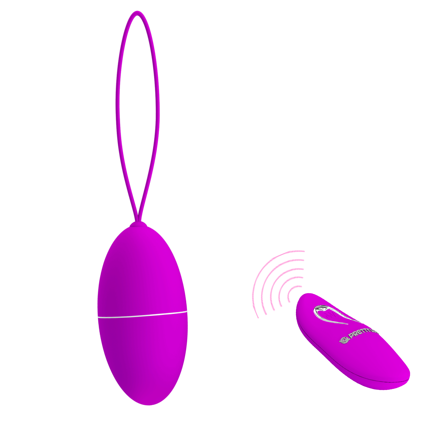 Joanne, ovetto vibrante wireless - 12 modalità di vibrazione, silicone, viola