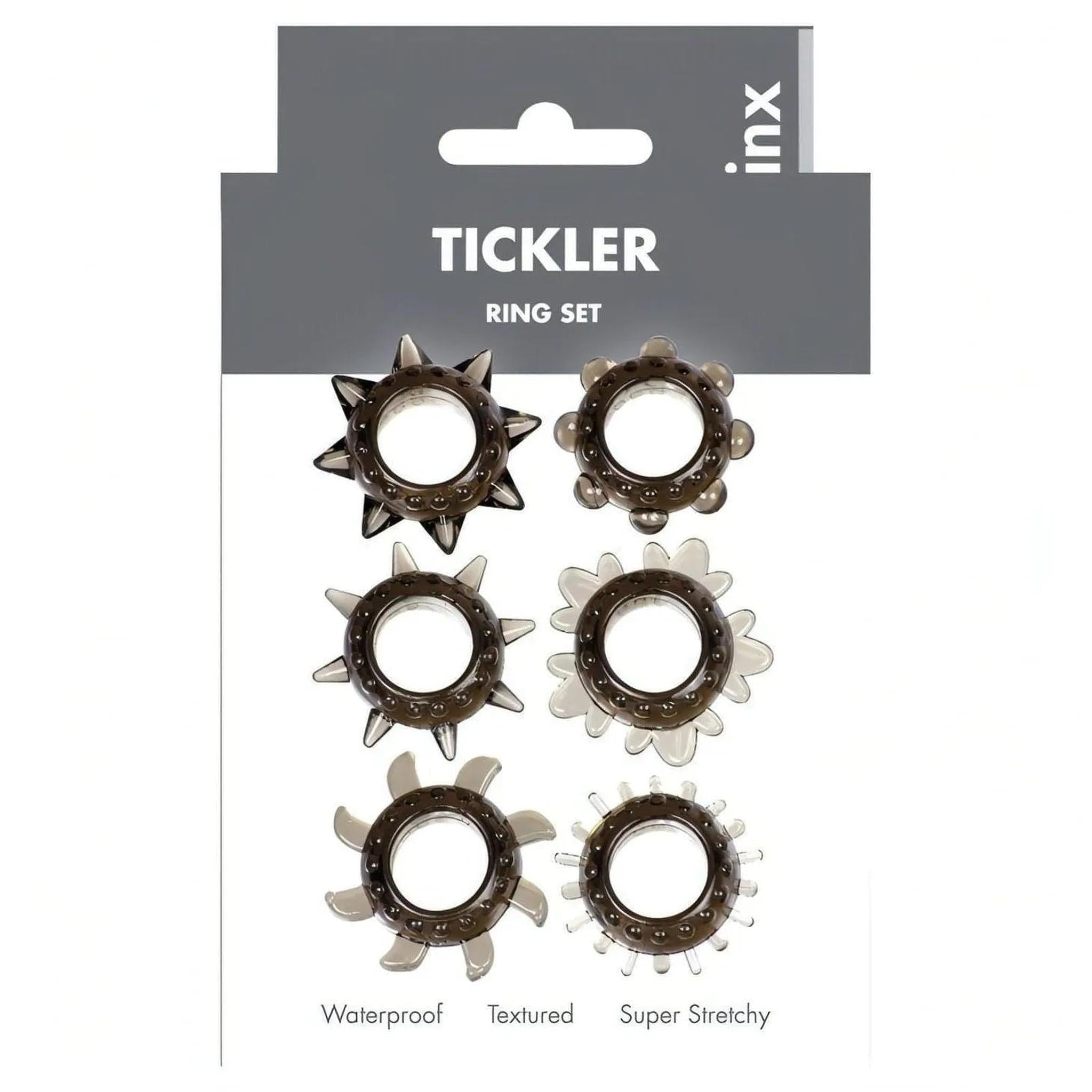 Kit 6 anelli fallici ″Tickler Ring Set″