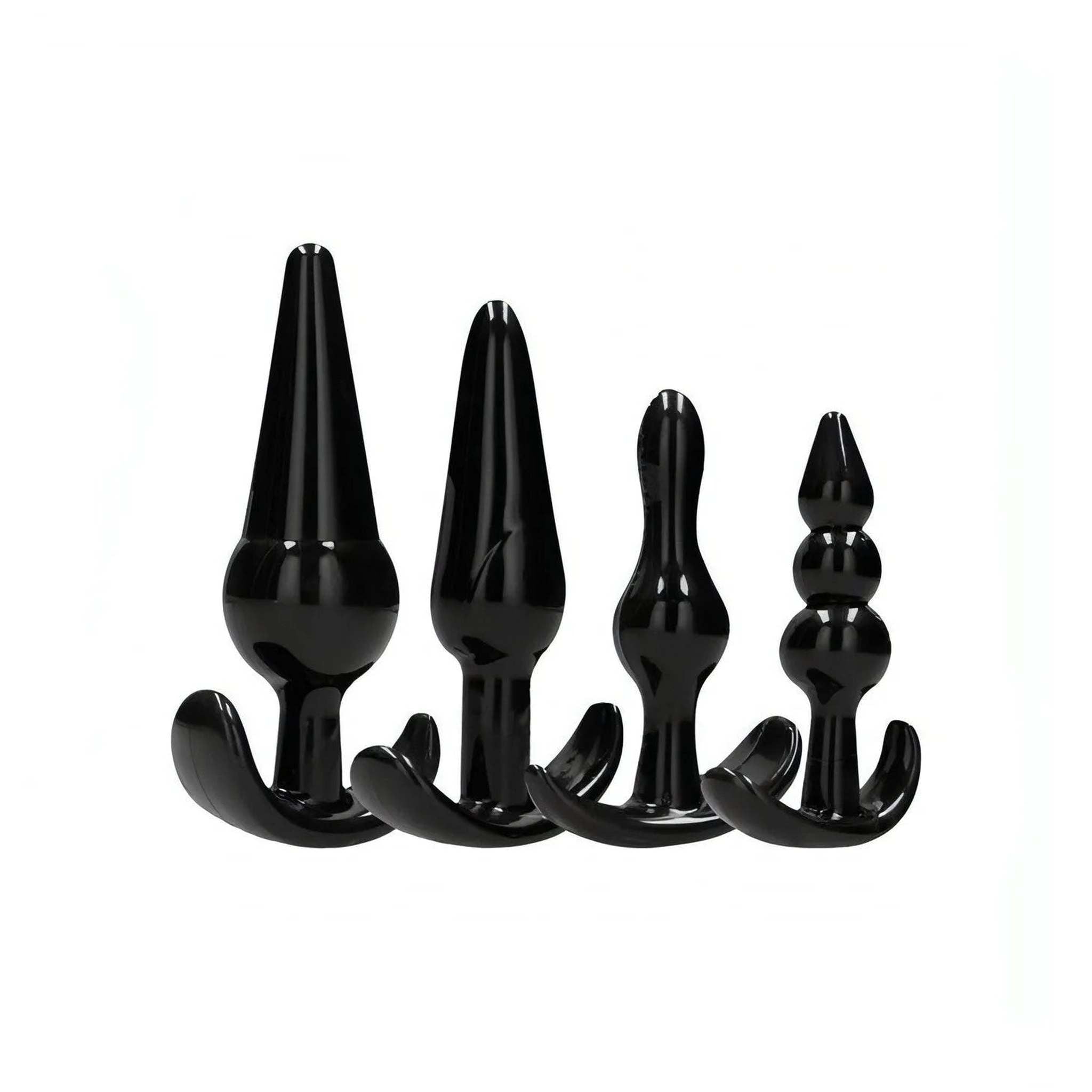 Kit di 4 plug anali - Nero