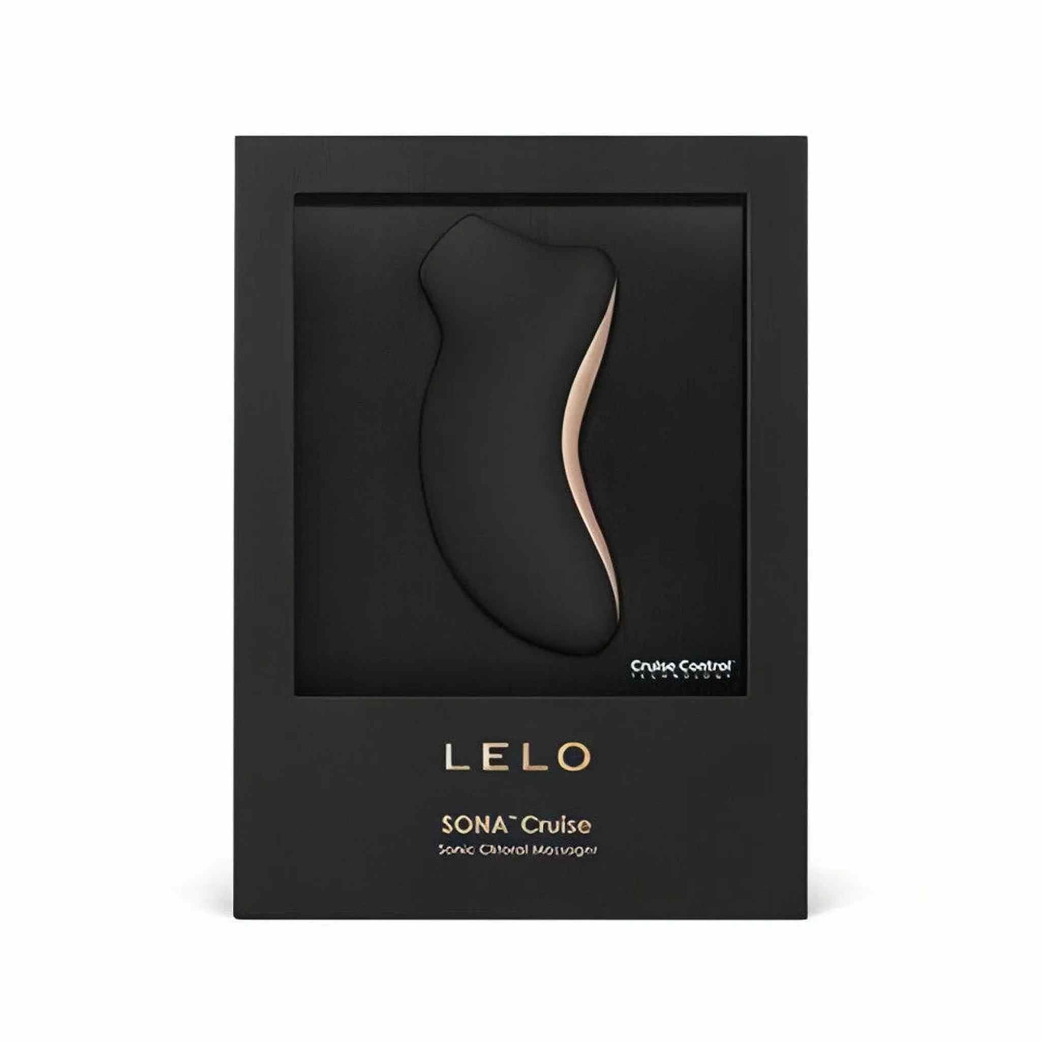 LELO Sona Sonic Clitoral Massager with Cruise Control - Black