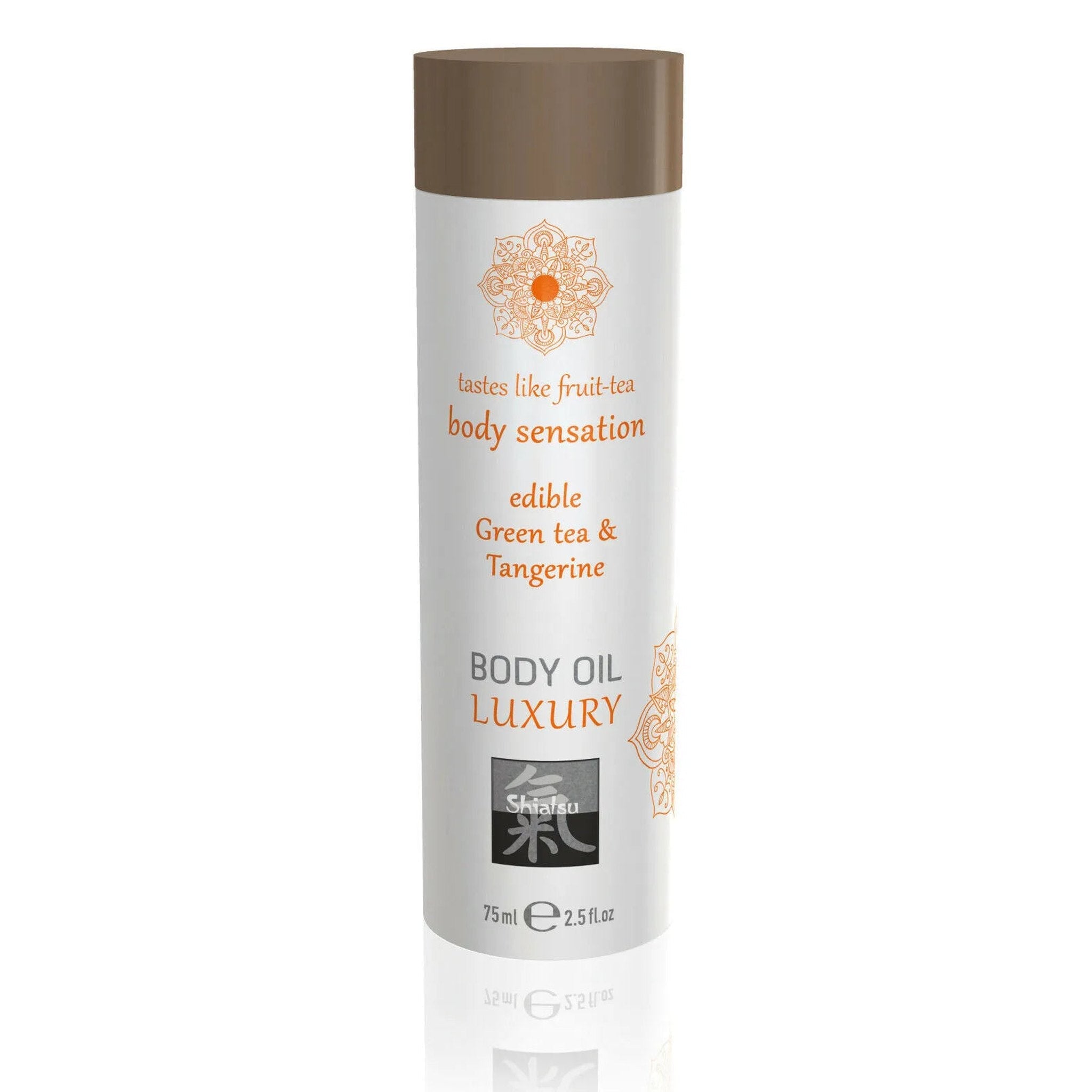 Luxury body oil edible - Green tea & Tangerine 75ml