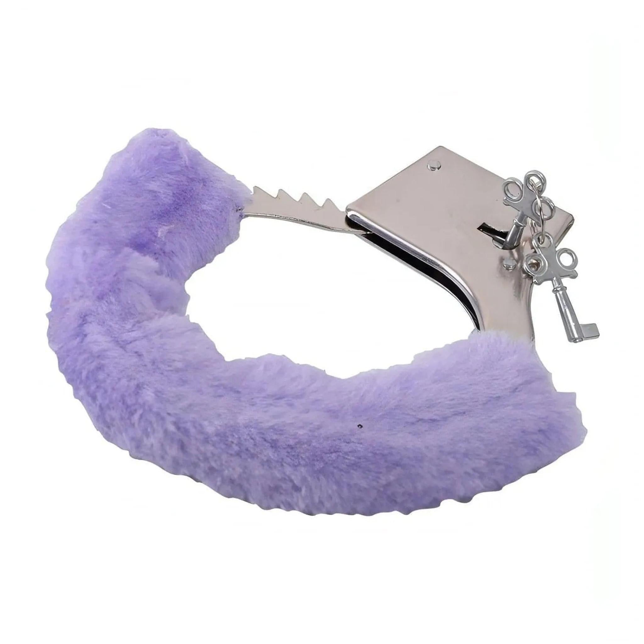 Manette metalliche con peluche Lilla
