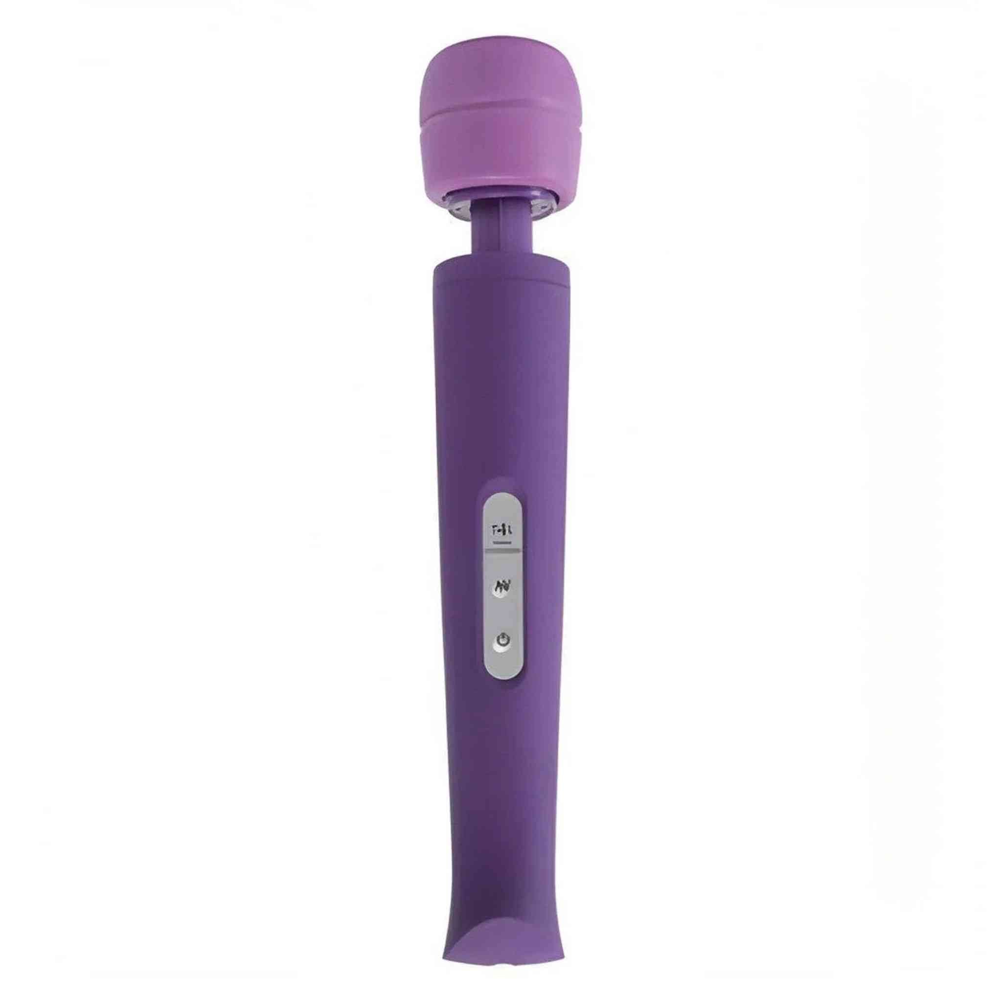 Massaggiatore Clitorideo Wand con 10 diversi programmi di vibrazione - Viola