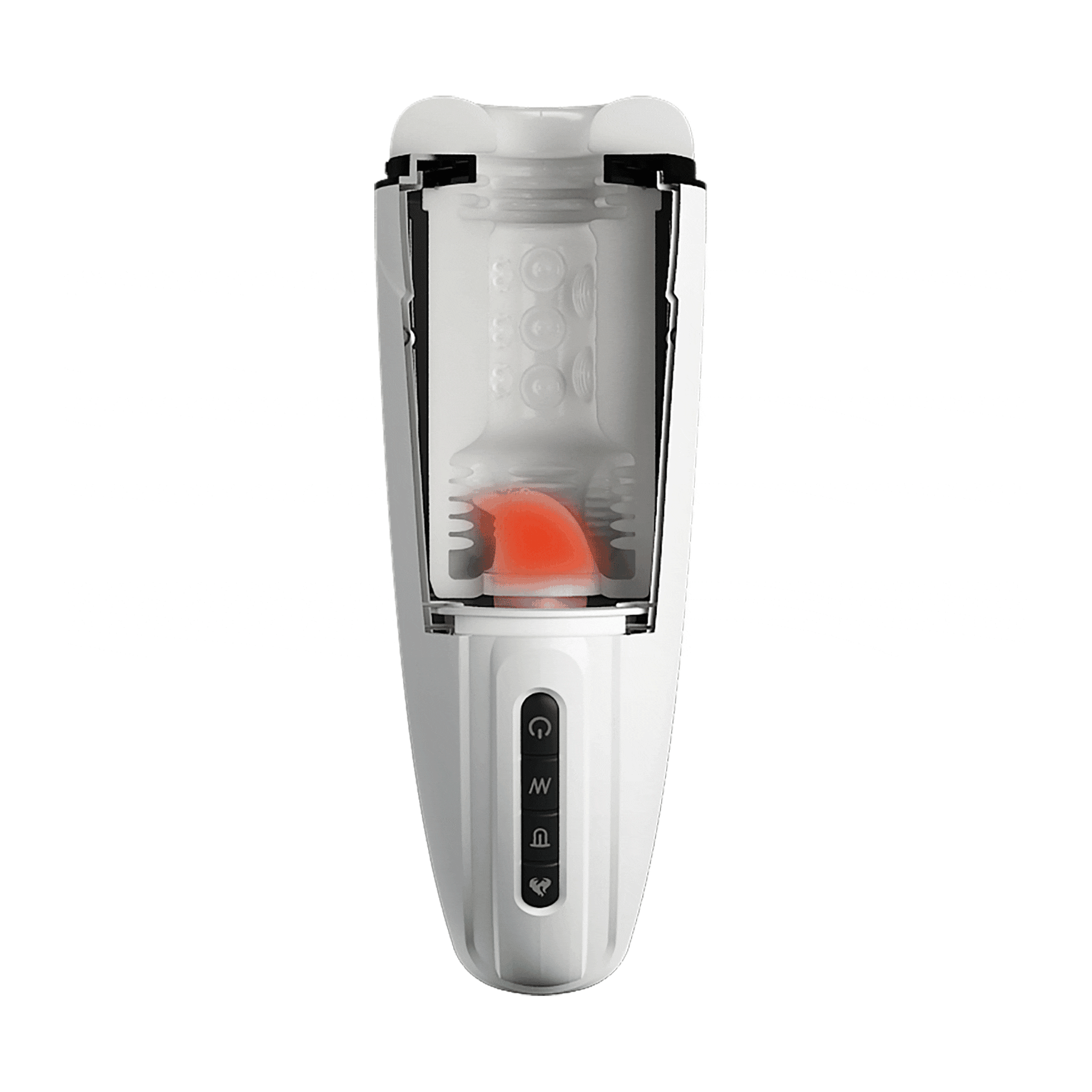 Masturabatore Elettrico con 3 Funzioni Extra: Riscaldamento, Leccata & Vibrazione