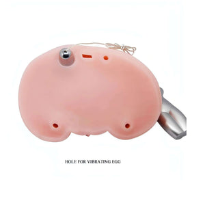 Mega Masturbatore vibrante Ano e Vagina Super Realistico - Incluso un Paddle