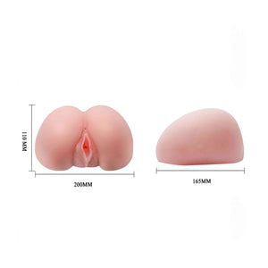 Mega Masturbatore vibrante Ano e Vagina Super Realistico - Incluso un Paddle