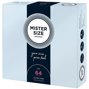 Mister Size Profilattici Extra Fini da 64 mm