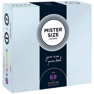 Mister Size Profilattici Extra Fini da 69 mm