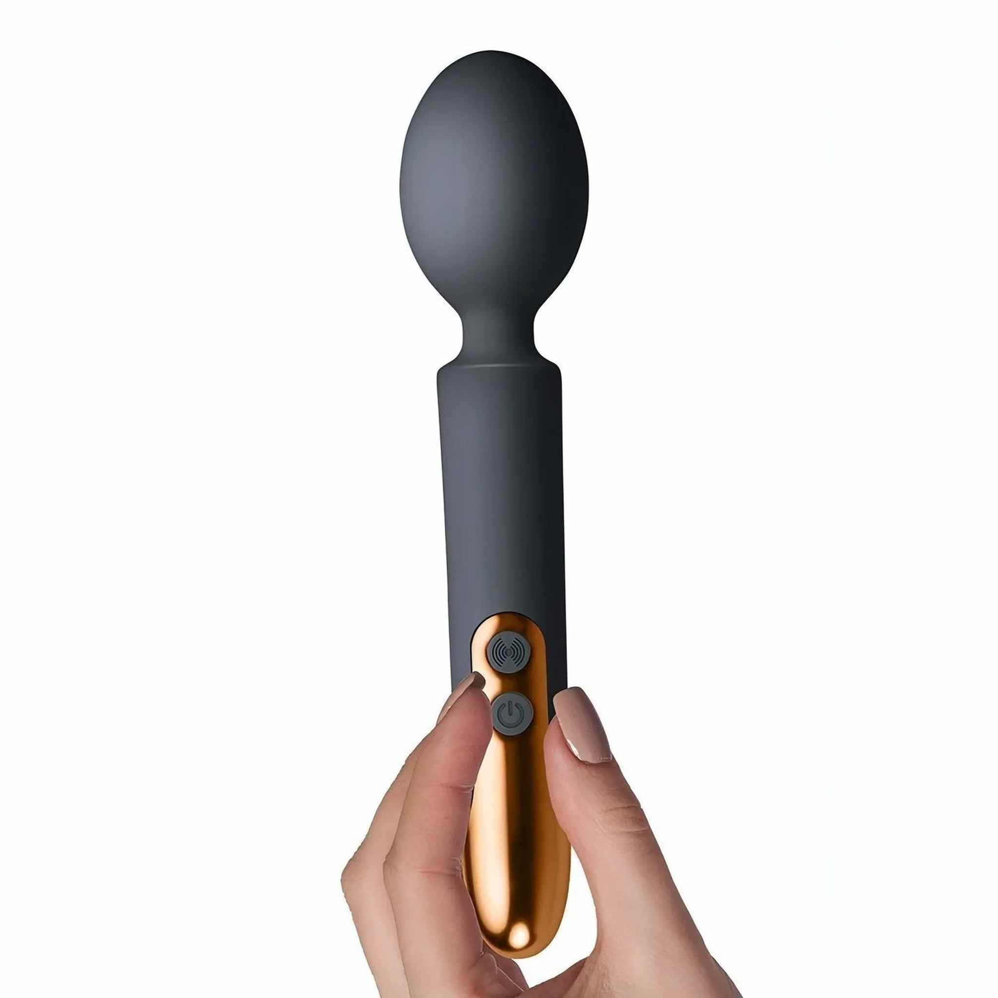 Oriel Potente Massaggiatore Clitorideo in Silicone con 10 diversi programmi di vibrazione e pulsazione, Ricarica Magnetica, fino