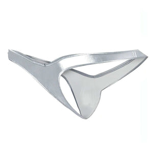 Perizoma Argentato Lucido con Push Up