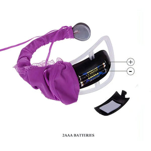 Perizoma C-String Vibrante Wireless Invisibile e Autoreggente con 10 diversi programmi di vibrazione visualizzabili sul LED Dis