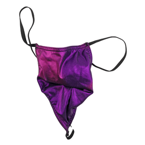 Perizoma Maschile Viola Metallizzato