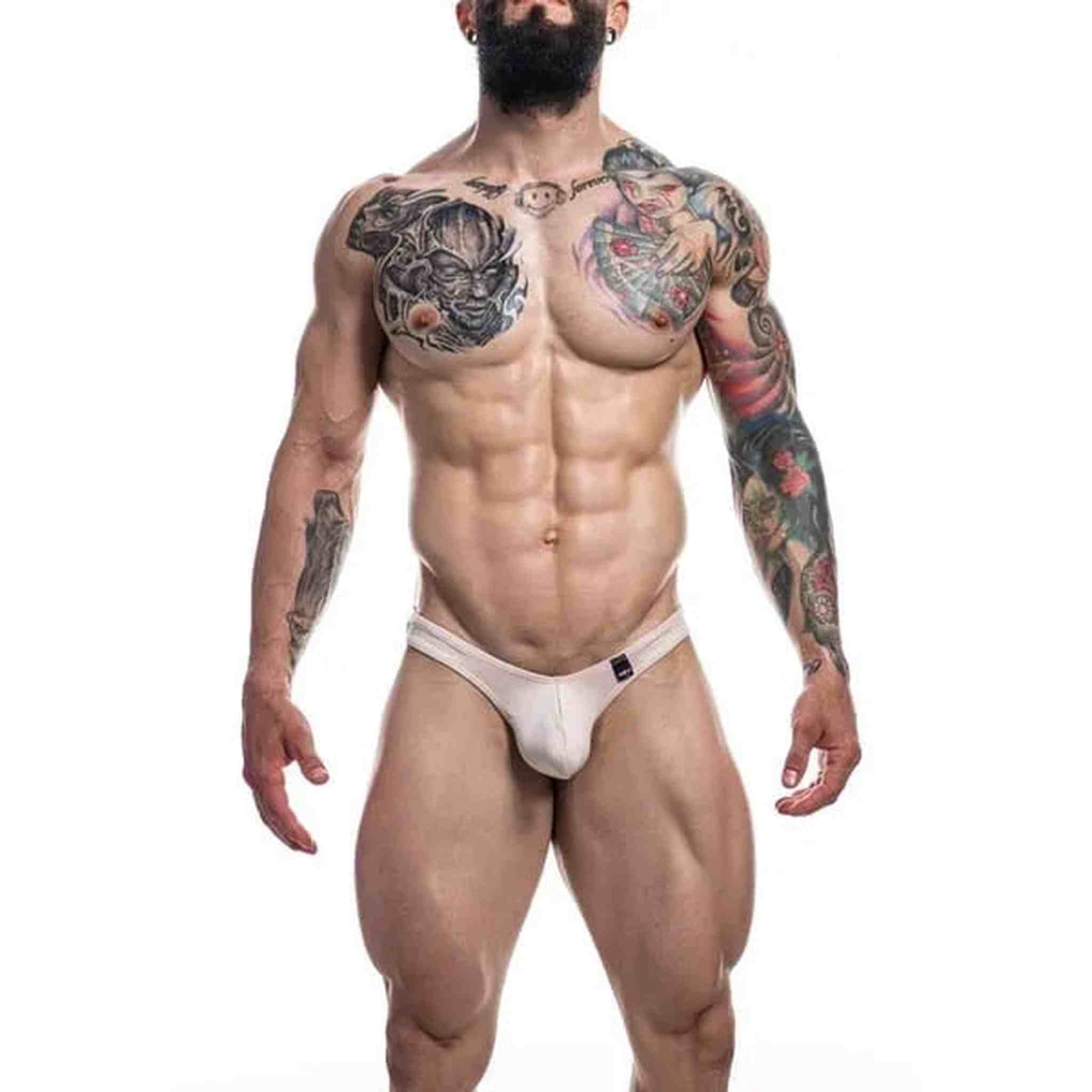 Perizoma Uomo con Push Up - Flesh, Taglia M