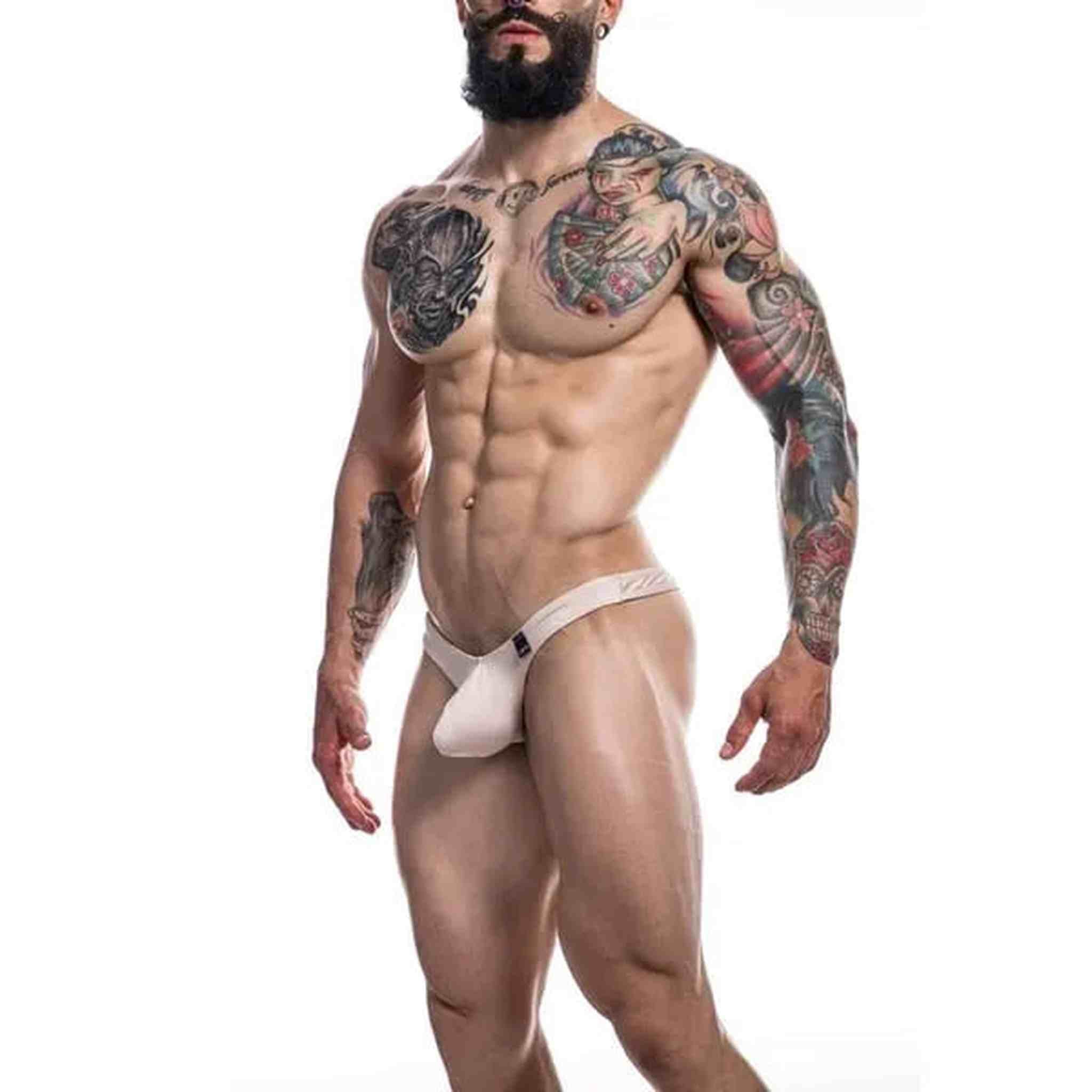 Perizoma Uomo con Push Up - Flesh, Taglia M