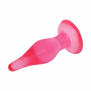 Plug anale morbido con diametro crescente - Rosso