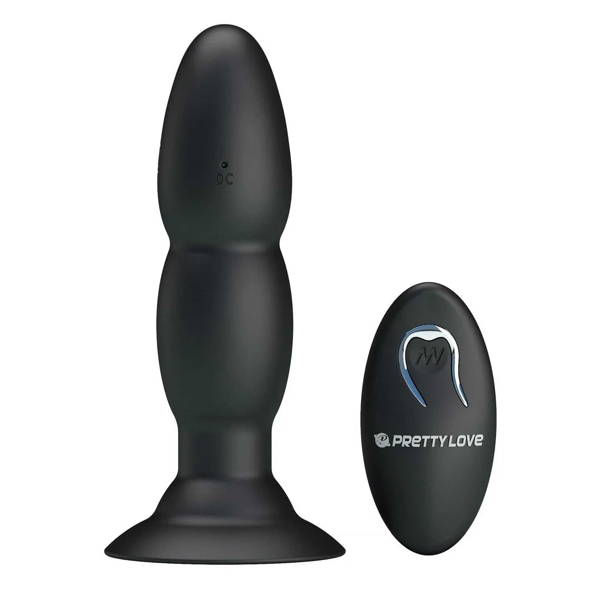 Plug anale vibrante wireless - Nero
