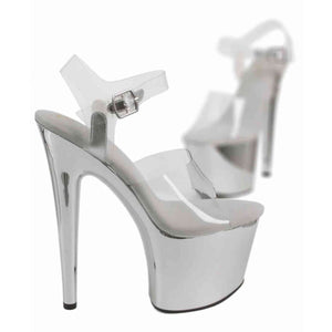 Sandali con décolleté trasparente Tacco 15.5 cm