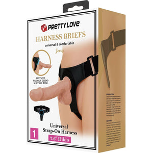 Set Strapon Fallo Extra Morbido con Imbracatura in Similpelle