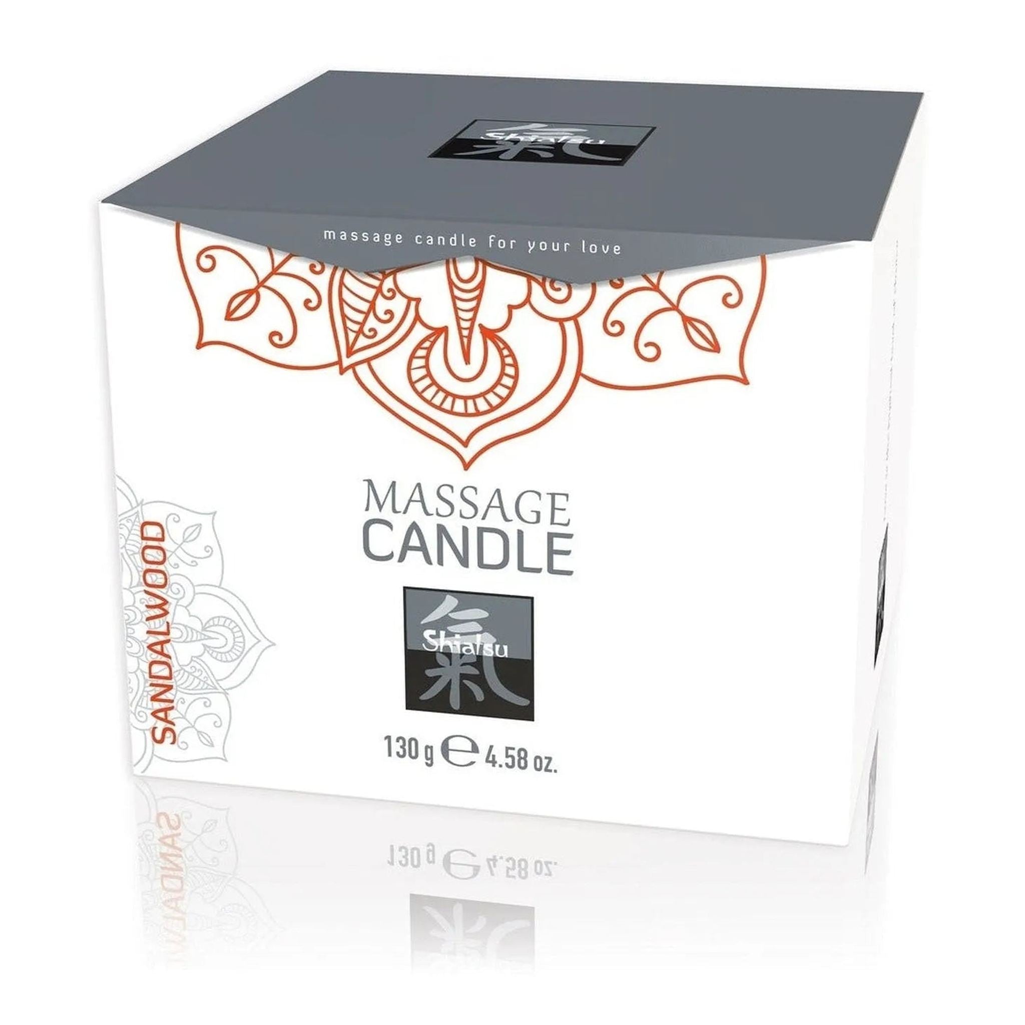 Shiatsu Candela da massaggio profumata aroma Legno di Sandalo