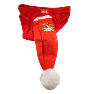 Slip Maschile Natalizio con Cappello Proboscide