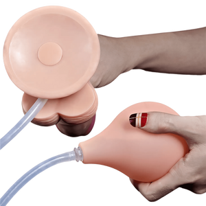 Squirt Extreme Fallo Realistico con Pompa Squirting - Rosa Carne, 9″