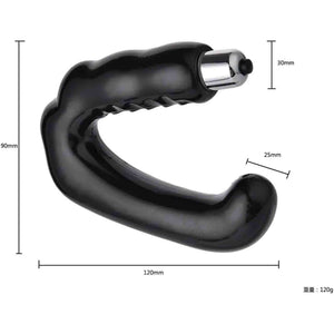 Stimolatore Prostatico Ricurvo Nero