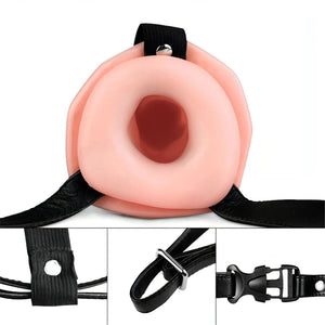 Strap-On Hollow 6.5″ - Rosa Carne