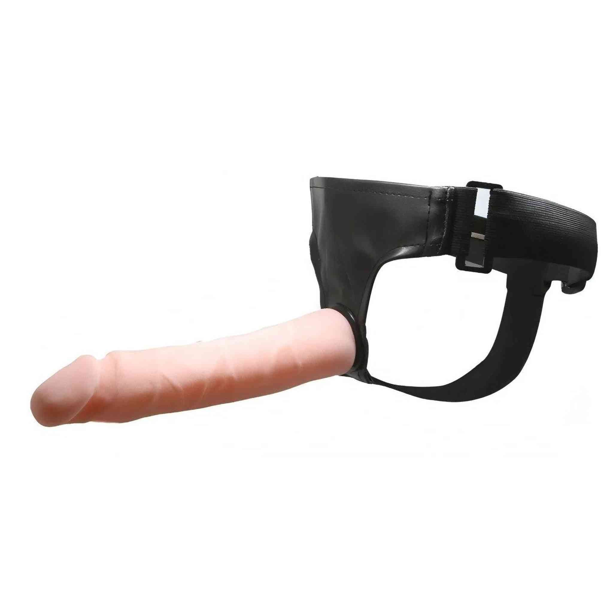 Strap-On Realistico con fallo 22.5 cm con funzione bendable