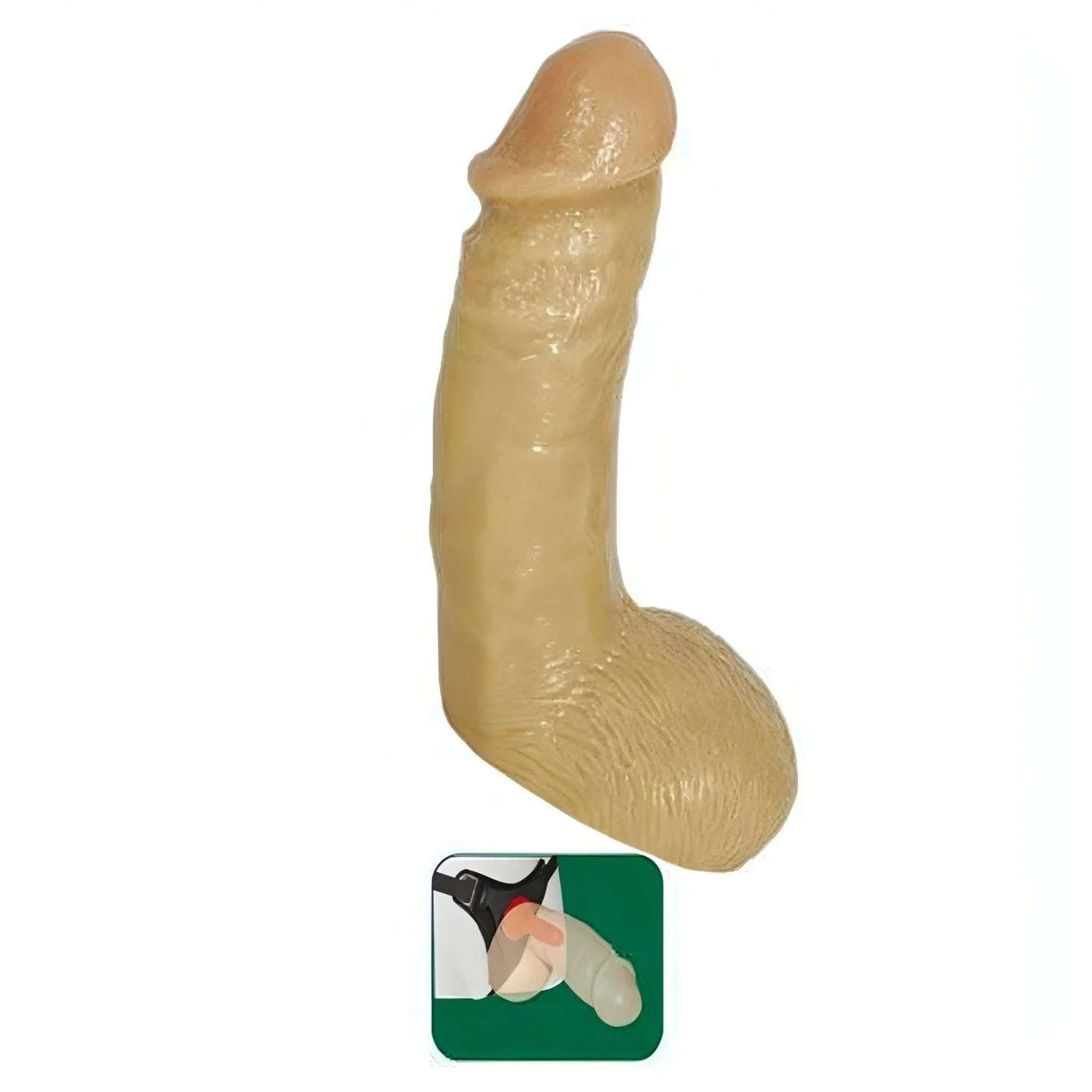 Strap-on con fallo realistico 6'' - Rosa Carne