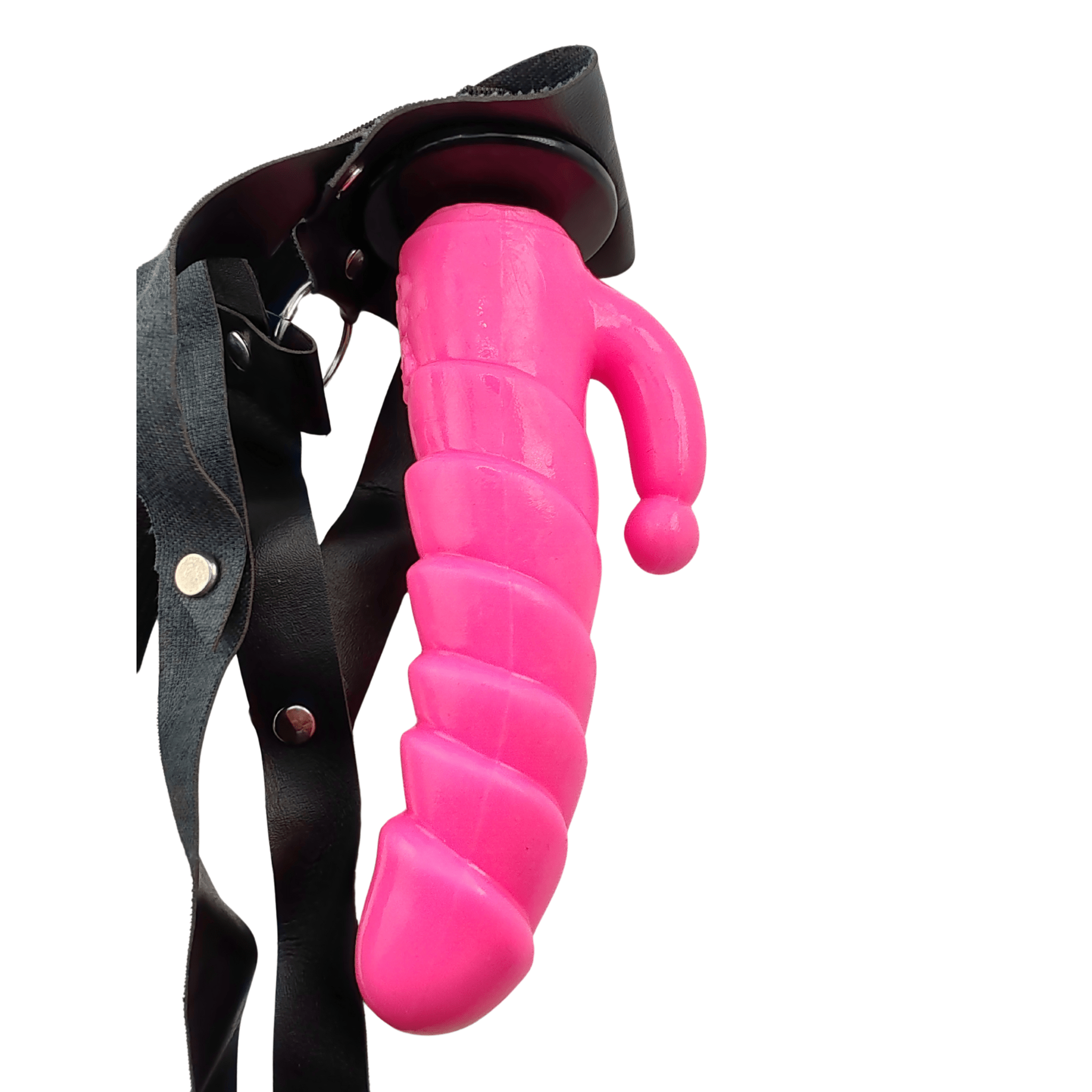 Strapon Rabbit con Texture Extra Stimolante - Fucsia