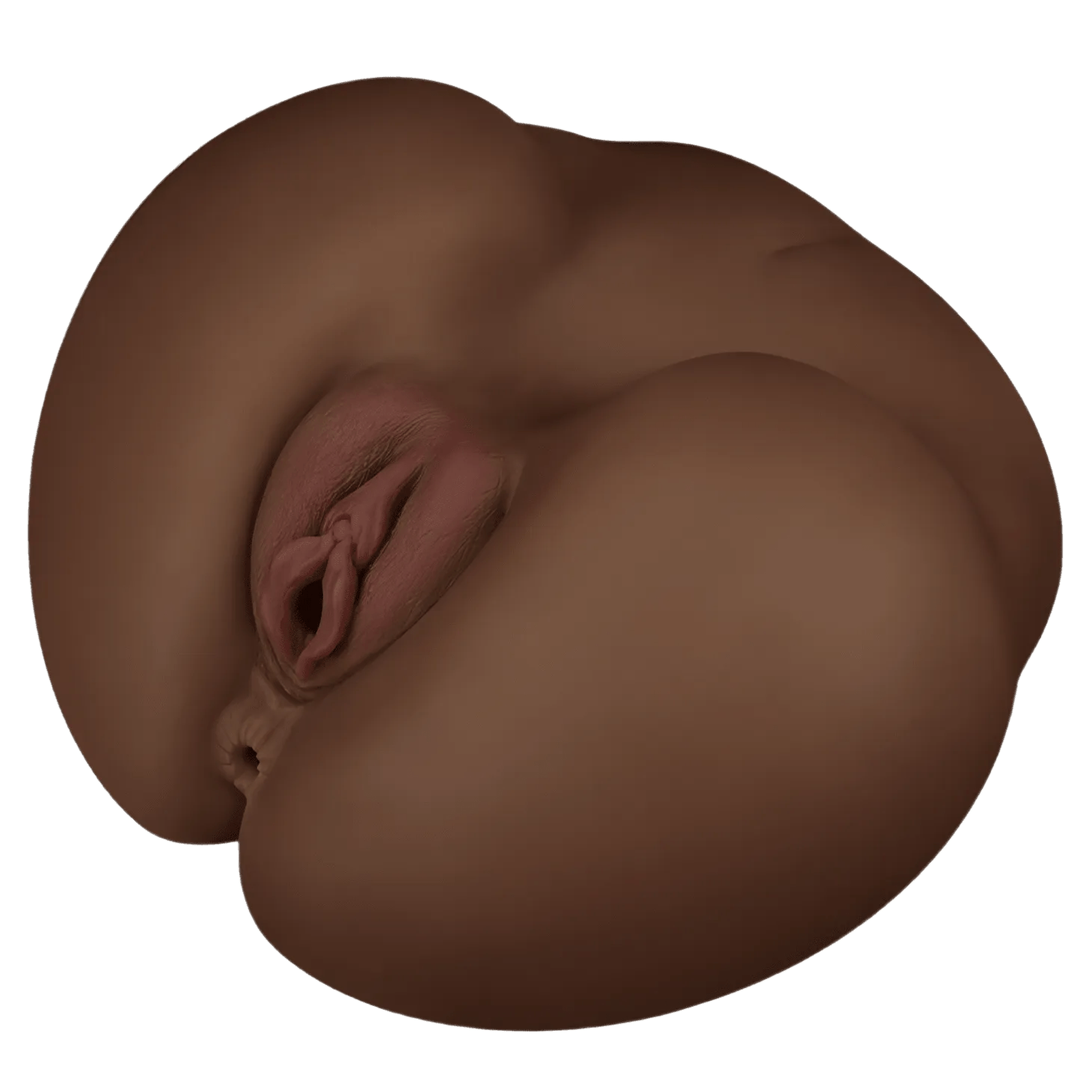 Streetgirl's No. 3 – Masturbatore Super Realistico e Morbido con Canali Anale e Vaginale Extra Stimolante – Nero