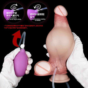 Super Realistic Inflatable Dildo, Squirting Sex Toy For Women