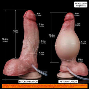 Super Realistic Inflatable Dildo, Squirting Sex Toy For Women