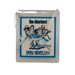 Targa "Non Disturbare - Sposi Novelli"