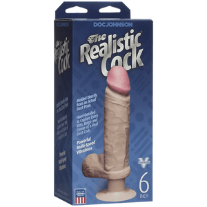 The Vibrating realistic Cock 6″ - Rosa Carne