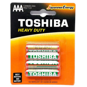Toshiba Pile Mini Stilo Formato AAA 15V - Confezione da 4 Pezzi