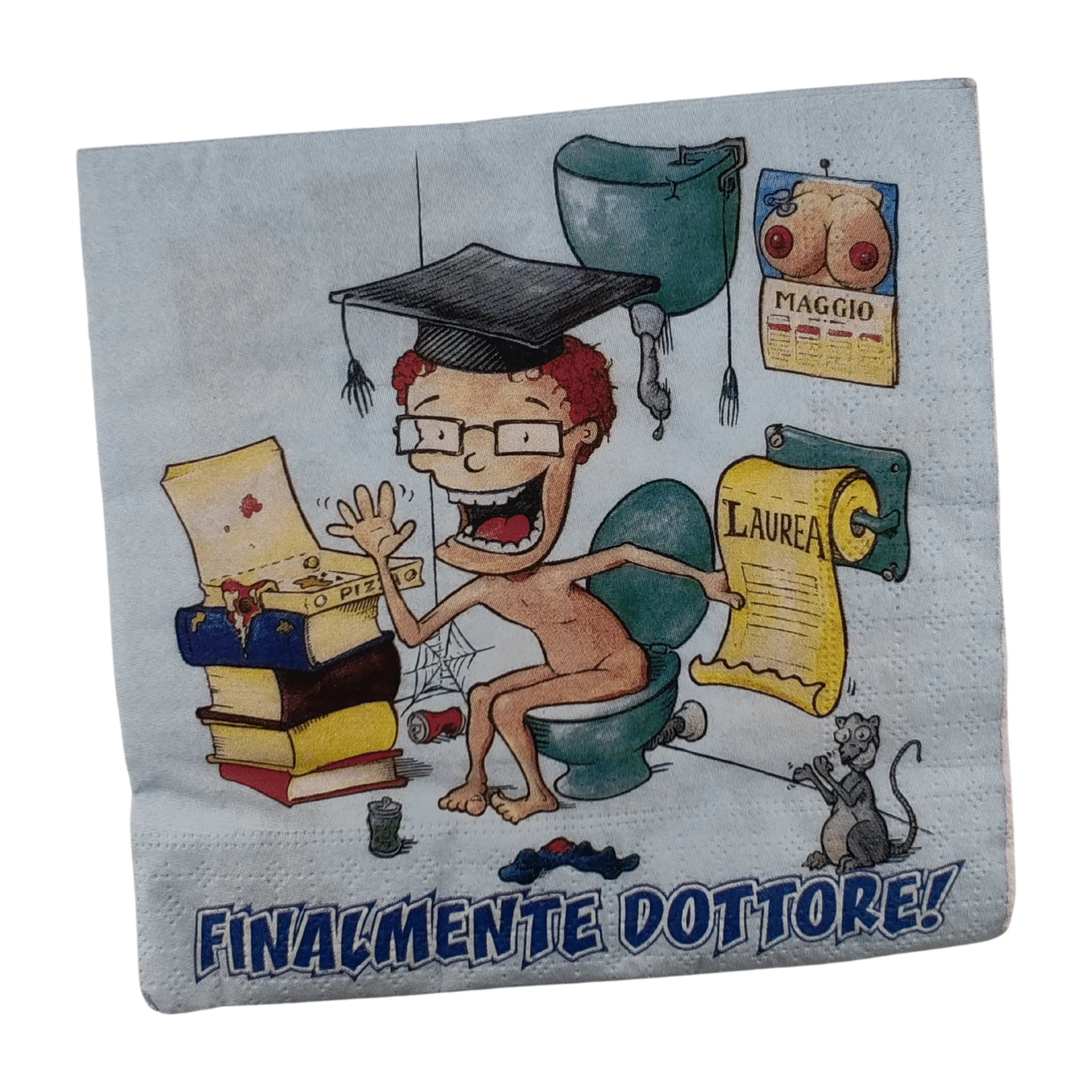 Tovaglioli Scherzosi "Finalmente Dottore"
