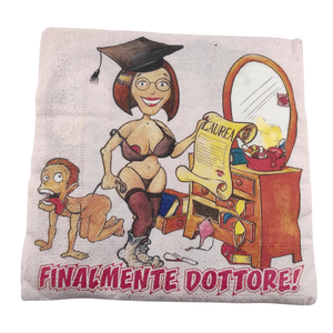 Tovaglioli Scherzosi "Finalmente Dottore"