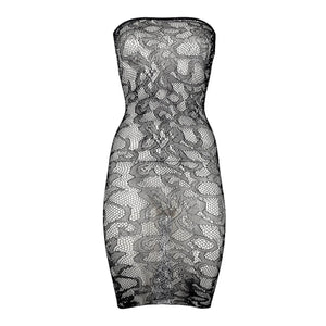 Star Rhinestone Dress OS - Black