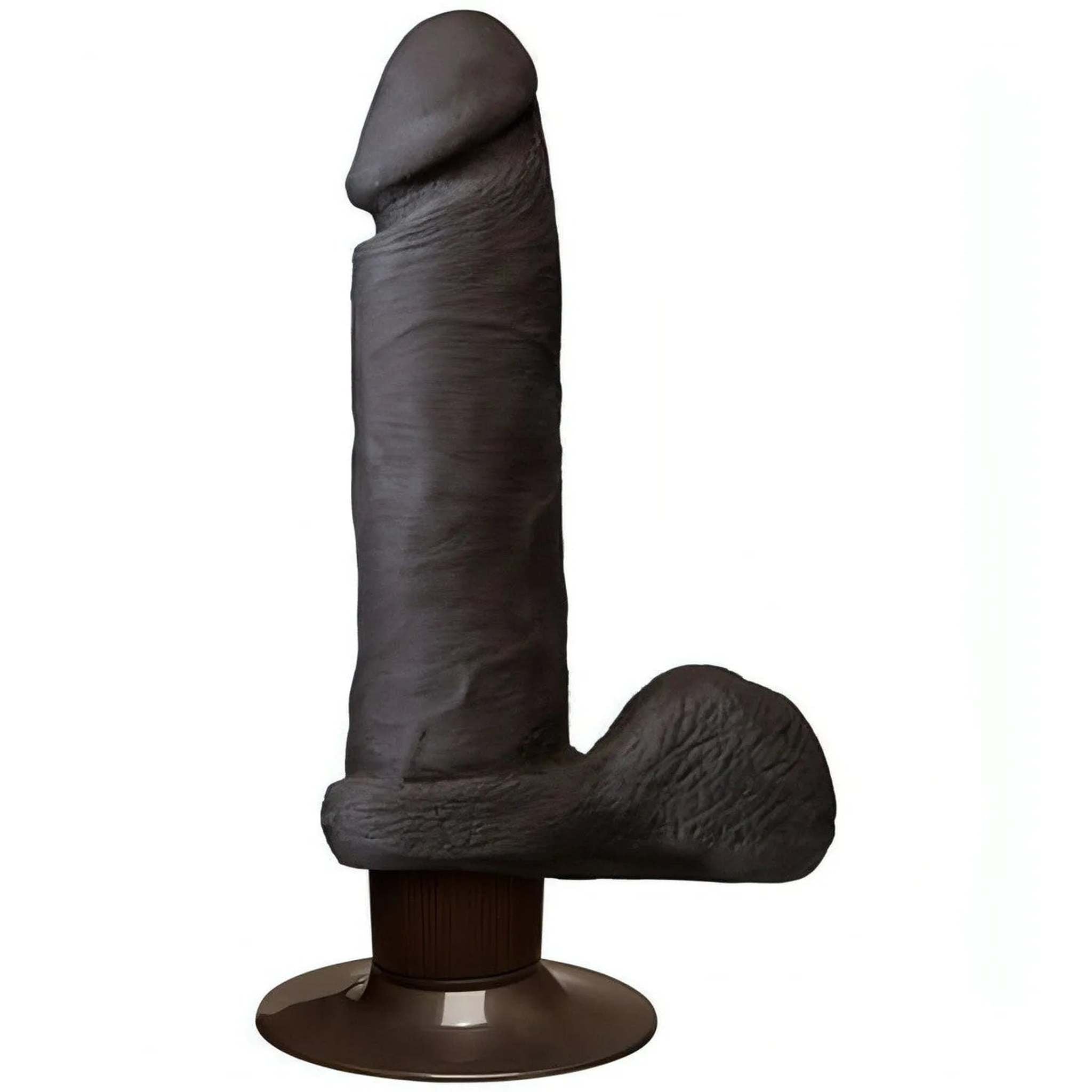 UR3 The Vibro Realistic Cock 6″ - Black