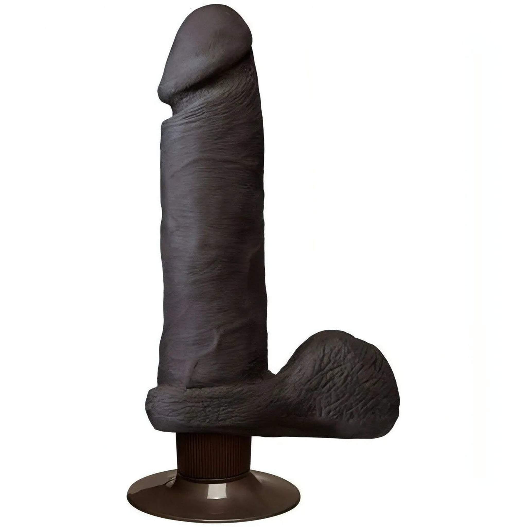 UR3 The Vibro Realistic Cock 8″ - Black