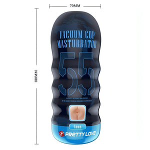 Vacuum Cup Masturbatore ad aspirazione - Ano in cyberskin